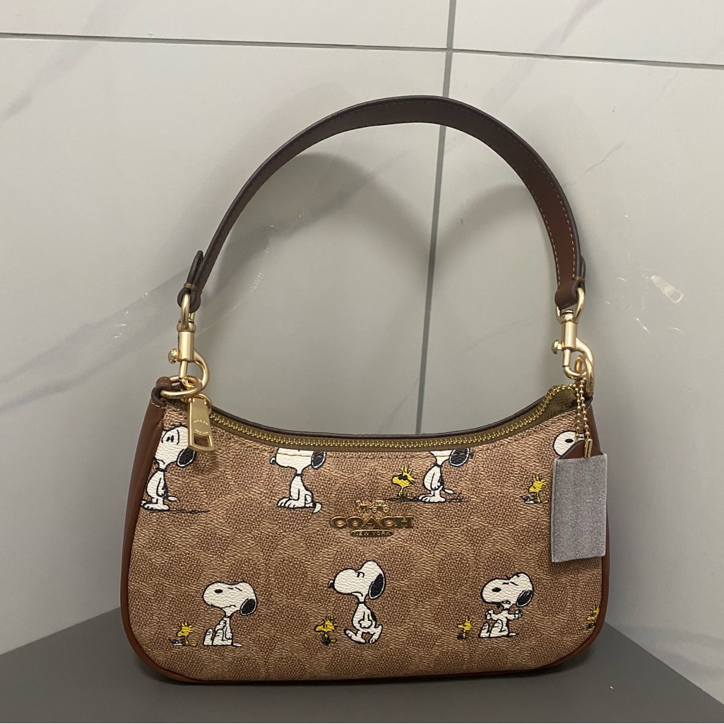Coach Brown Snoopy Print Women's Bag